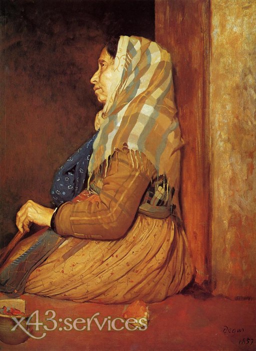 Edgar Degas - Eine roemische Bettlerin